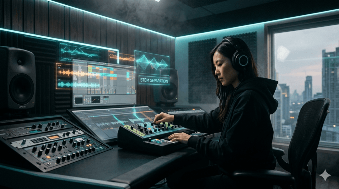 AI music production